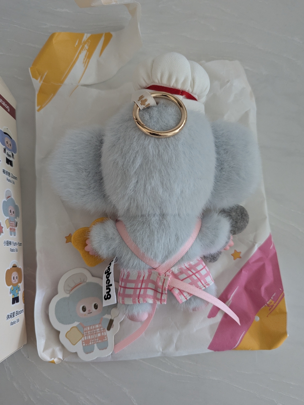 Starfy Yum-Yum Blue & Pink Plush Keychain NWT - Picture 3 of 4